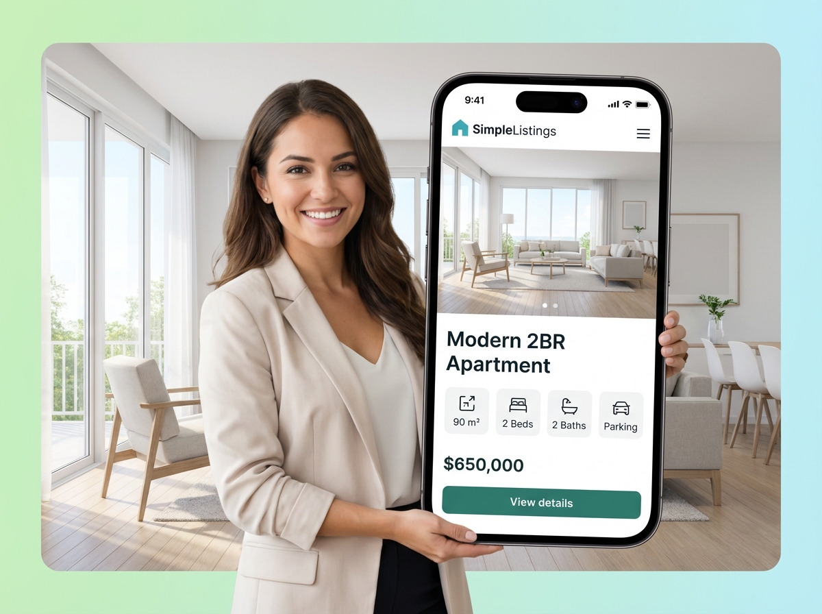 Real estate listing example