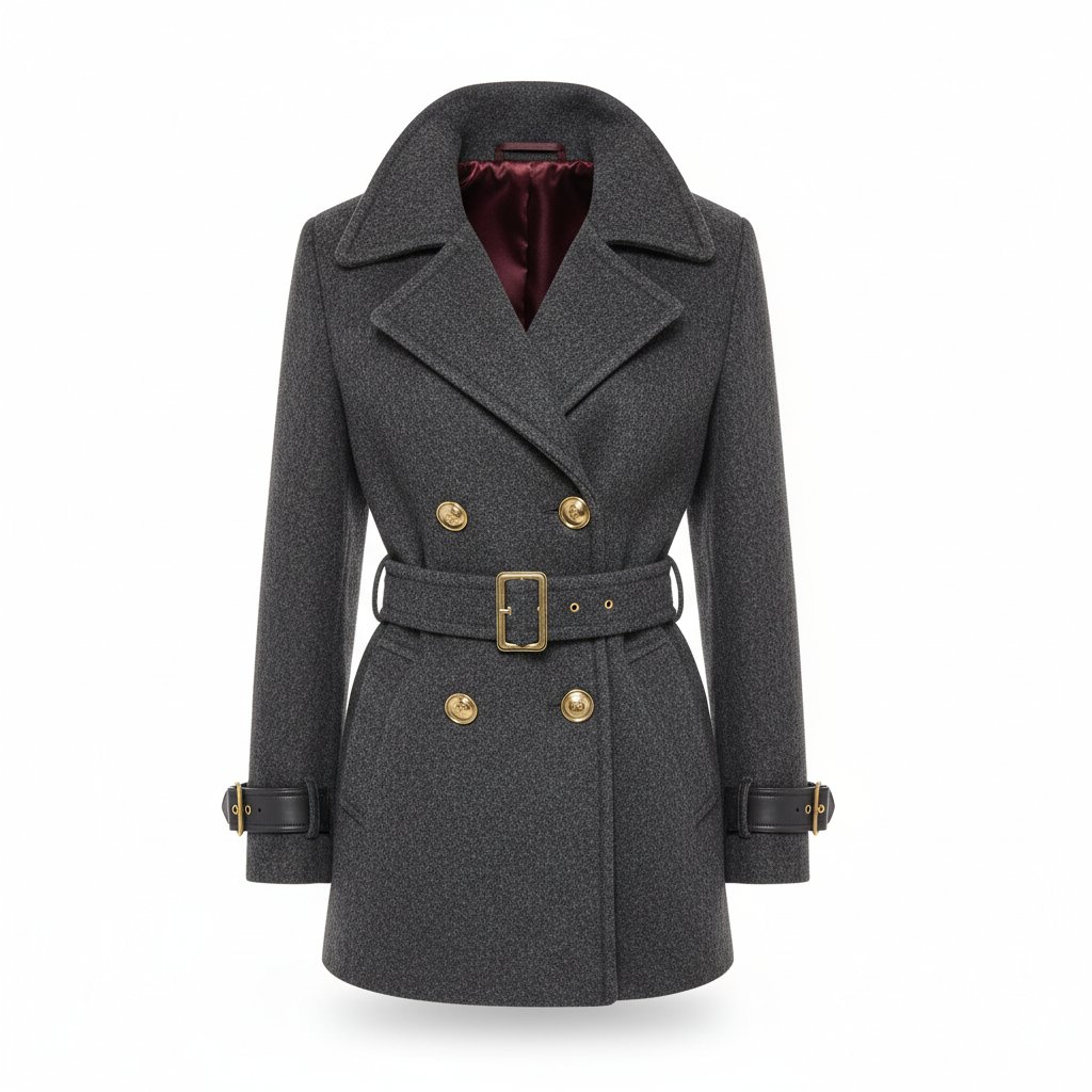 Casaco de Inverno de Lã